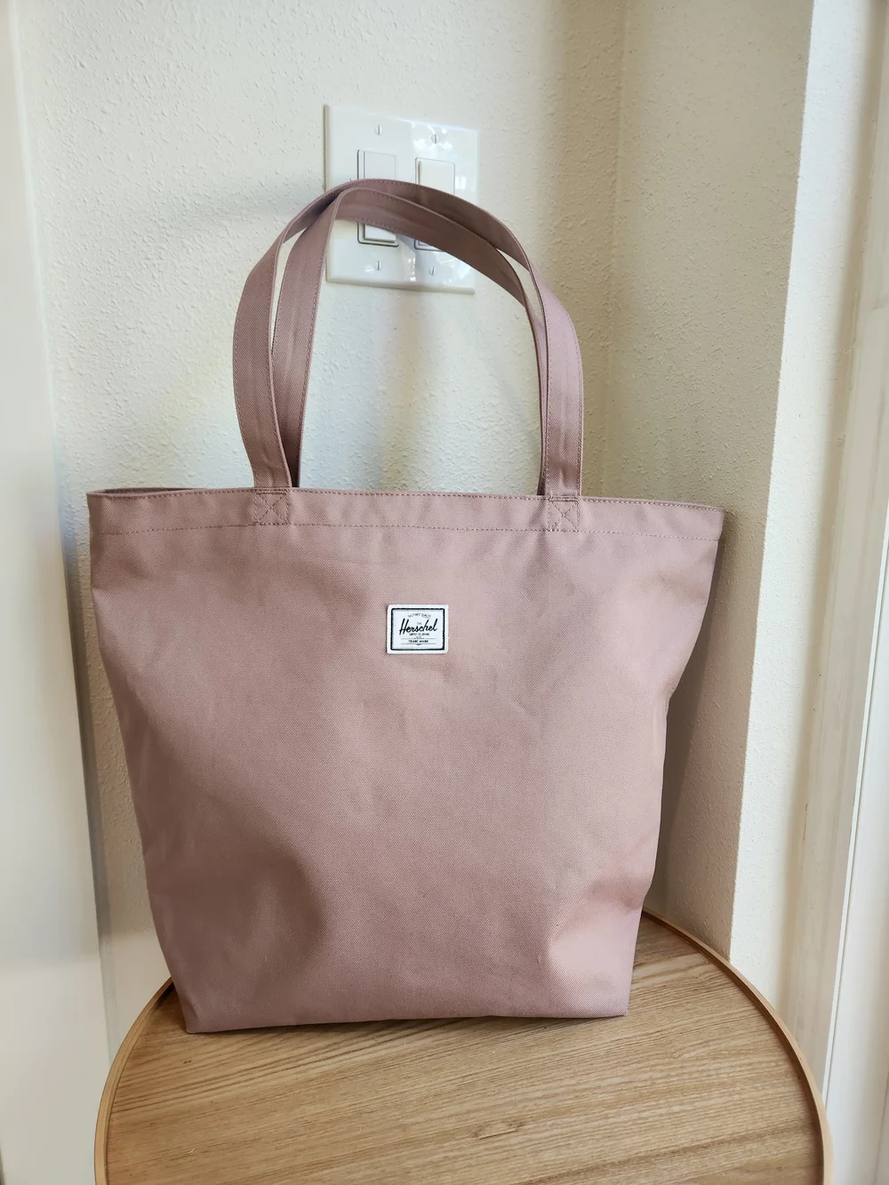 Herschel Supply Company Mauve Pink Canvas Tote Bag